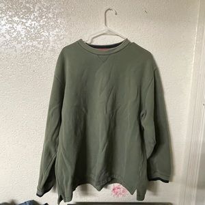 Olive green sweatshirt